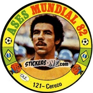 Sticker Cerezo - Espanha 82 - Fernando Mas