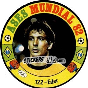 Sticker Eder - Espanha 82 - Fernando Mas