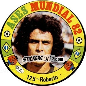 Sticker Roberto - Espanha 82 - Fernando Mas