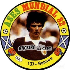 Sticker Hansen - Espanha 82 - Fernando Mas