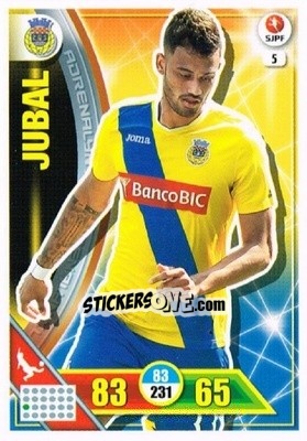 Sticker Jubal - Liga NOS 2016-2017. Adrenalyn XL n. 5 - Panini