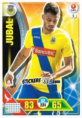 Sticker Jubal - Liga NOS 2016-2017. Adrenalyn XL - Panini