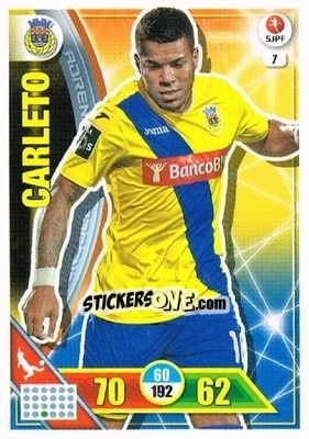 Sticker Carleto - Liga NOS 2016-2017. Adrenalyn XL n. 7 - Panini