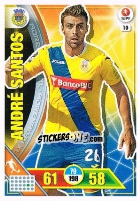 Sticker André Santos - Liga NOS 2016-2017. Adrenalyn XL n. 10 - Panini