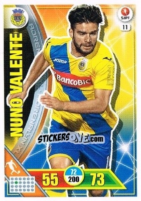 Cromo Nuno Valente - Liga NOS 2016-2017. Adrenalyn XL - Panini