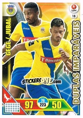 Sticker Gegé / Jubal - Liga NOS 2016-2017. Adrenalyn XL - Panini