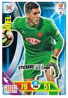 Sticker Joel - Liga NOS 2016-2017. Adrenalyn XL n. 20 - Panini