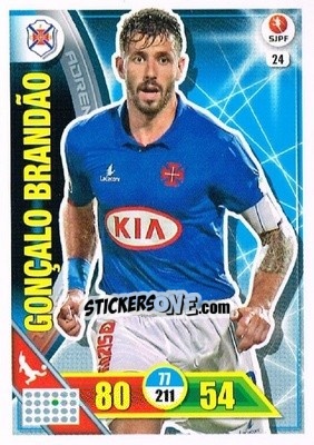 Sticker Gonçalo Brandão - Liga NOS 2016-2017. Adrenalyn XL n. 24 - Panini