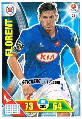 Sticker Florent Hanin - Liga NOS 2016-2017. Adrenalyn XL n. 25 - Panini