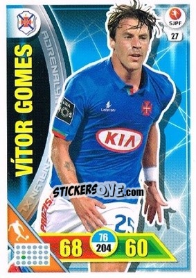 Sticker Vítor Gomes - Liga NOS 2016-2017. Adrenalyn XL n. 27 - Panini