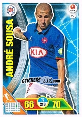 Sticker André Sousa - Liga NOS 2016-2017. Adrenalyn XL n. 29 - Panini