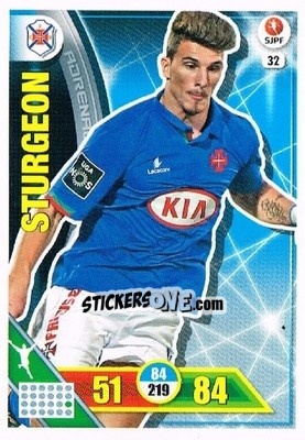 Sticker Fábio Sturgeon - Liga NOS 2016-2017. Adrenalyn XL n. 32 - Panini