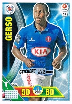 Sticker Gerso - Liga NOS 2016-2017. Adrenalyn XL n. 33 - Panini