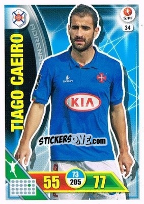 Cromo Tiago Caeiro - Liga NOS 2016-2017. Adrenalyn XL - Panini