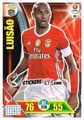 Sticker Luisão - Liga NOS 2016-2017. Adrenalyn XL n. 40 - Panini