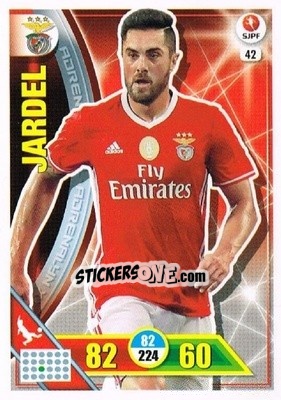 Sticker Jardel - Liga NOS 2016-2017. Adrenalyn XL n. 42 - Panini