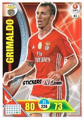 Sticker Álex Grimaldo - Liga NOS 2016-2017. Adrenalyn XL n. 43 - Panini