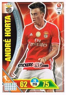 Cromo André Horta - Liga NOS 2016-2017. Adrenalyn XL n. 46 - Panini