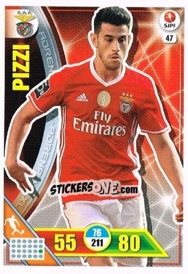 Sticker Pizzi - Liga NOS 2016-2017. Adrenalyn XL n. 47 - Panini
