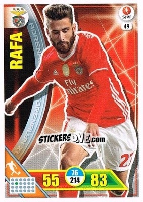 Sticker Rafa Silva - Liga NOS 2016-2017. Adrenalyn XL n. 49 - Panini