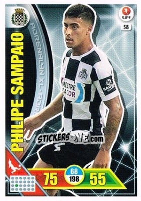 Sticker Philipe Sampaio - Liga NOS 2016-2017. Adrenalyn XL n. 58 - Panini