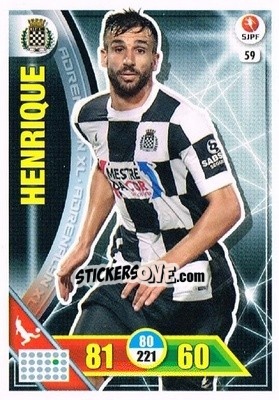 Sticker Nuno Henrique - Liga NOS 2016-2017. Adrenalyn XL - Panini