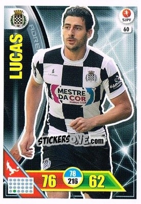 Sticker Lucas - Liga NOS 2016-2017. Adrenalyn XL n. 60 - Panini
