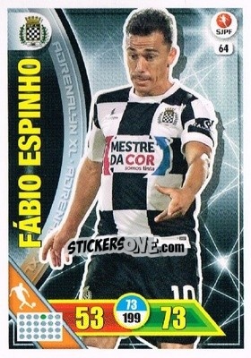 Sticker Fábio Espinho - Liga NOS 2016-2017. Adrenalyn XL n. 64 - Panini