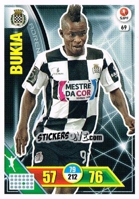 Sticker André Bukia - Liga NOS 2016-2017. Adrenalyn XL n. 69 - Panini