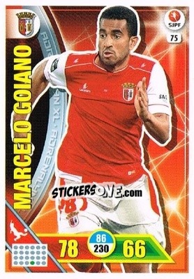 Cromo Marcelo Goiano - Liga NOS 2016-2017. Adrenalyn XL n. 75 - Panini