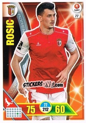 Sticker Lazar Rosic - Liga NOS 2016-2017. Adrenalyn XL n. 77 - Panini