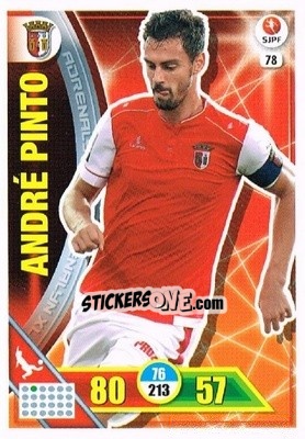 Figurina André Pinto - Liga NOS 2016-2017. Adrenalyn XL - Panini