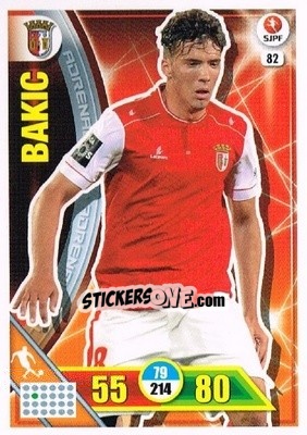 Sticker Marko Bakic - Liga NOS 2016-2017. Adrenalyn XL n. 82 - Panini