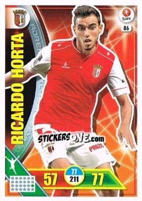 Figurina Ricardo Horta - Liga NOS 2016-2017. Adrenalyn XL - Panini