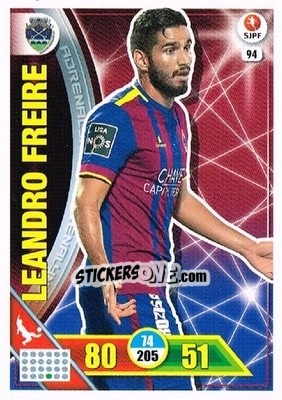 Figurina Leandro Freire - Liga NOS 2016-2017. Adrenalyn XL n. 94 - Panini