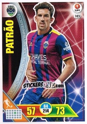 Cromo João Patrão - Liga NOS 2016-2017. Adrenalyn XL - Panini