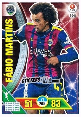 Sticker Fábio Martins - Liga NOS 2016-2017. Adrenalyn XL n. 104 - Panini