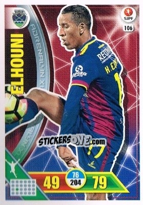 Figurina Hamdou Elhouni - Liga NOS 2016-2017. Adrenalyn XL n. 106 - Panini