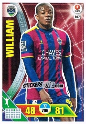 Figurina William - Liga NOS 2016-2017. Adrenalyn XL n. 107 - Panini