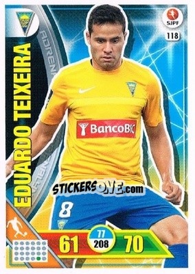Sticker Eduardo Teixeira - Liga NOS 2016-2017. Adrenalyn XL n. 118 - Panini