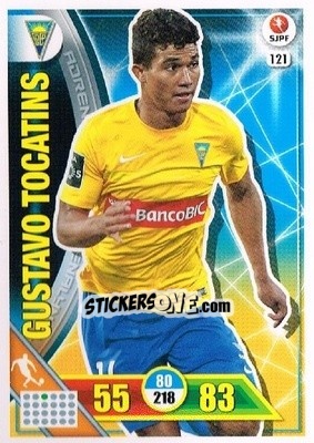 Sticker Gustavo Tocantins - Liga NOS 2016-2017. Adrenalyn XL n. 121 - Panini