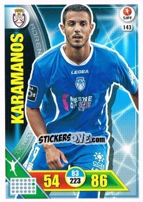 Figurina Tasos Karamanos - Liga NOS 2016-2017. Adrenalyn XL - Panini