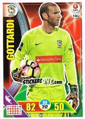 Cromo Gottardi - Liga NOS 2016-2017. Adrenalyn XL - Panini