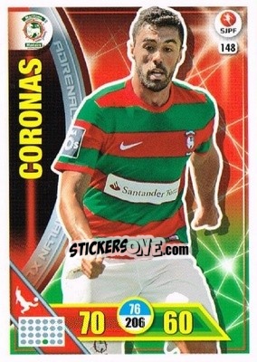 Cromo Pedro Coronas - Liga NOS 2016-2017. Adrenalyn XL - Panini