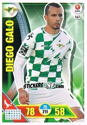 Sticker Diego Galo - Liga NOS 2016-2017. Adrenalyn XL n. 167 - Panini