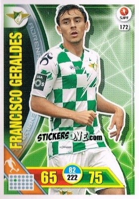Sticker Francisco Geraldes - Liga NOS 2016-2017. Adrenalyn XL n. 172 - Panini