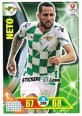 Sticker Ângelo Neto - Liga NOS 2016-2017. Adrenalyn XL n. 173 - Panini