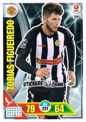 Cromo Tobias Figueiredo - Liga NOS 2016-2017. Adrenalyn XL n. 184 - Panini