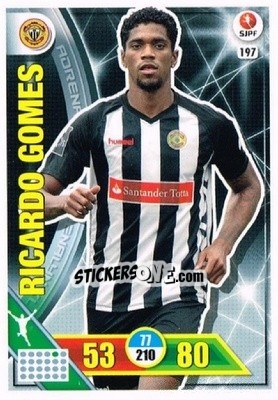 Sticker Ricardo Gomes - Liga NOS 2016-2017. Adrenalyn XL n. 197 - Panini