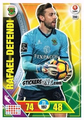 Sticker Rafael Defendi - Liga NOS 2016-2017. Adrenalyn XL n. 200 - Panini
